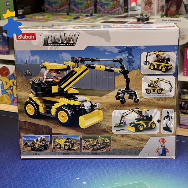 Town Construction Modèle M38–B0805 Excavatrice - Sluban