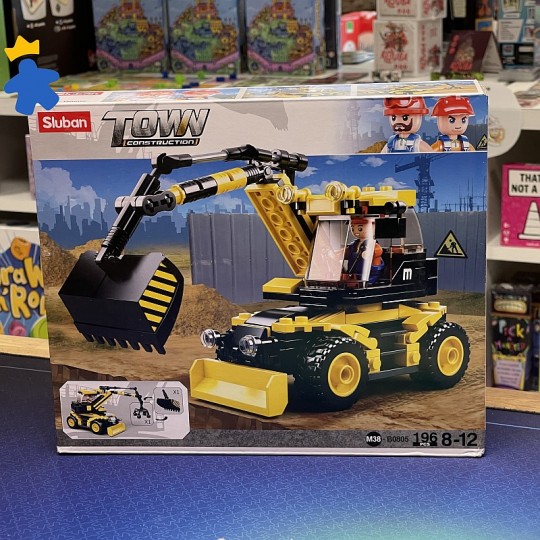 Town Construction Modèle M38–B0805 Excavatrice - Sluban