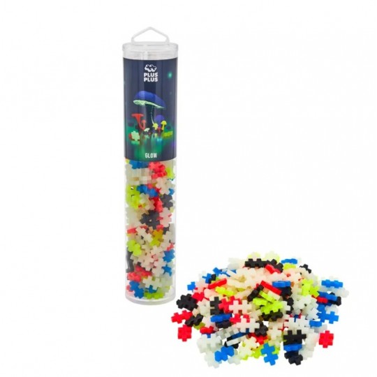 Méga tube Phosphorescent 240 pièces - Plus Plus
