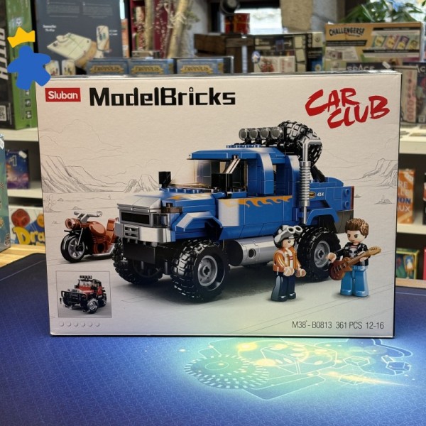 ModelBricks M38-B0813 Pick-up bleu - Sluban