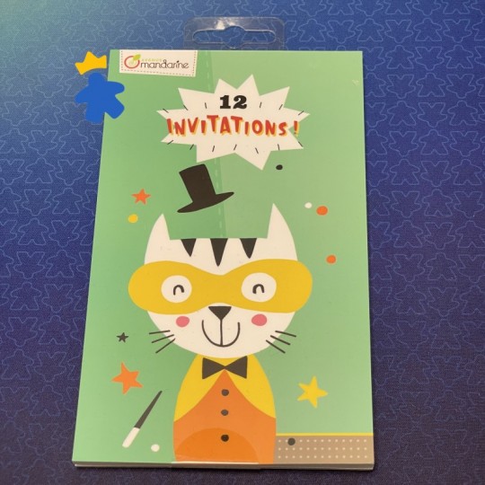12 invitations anniversaire Animaux - Avenue Mandarine