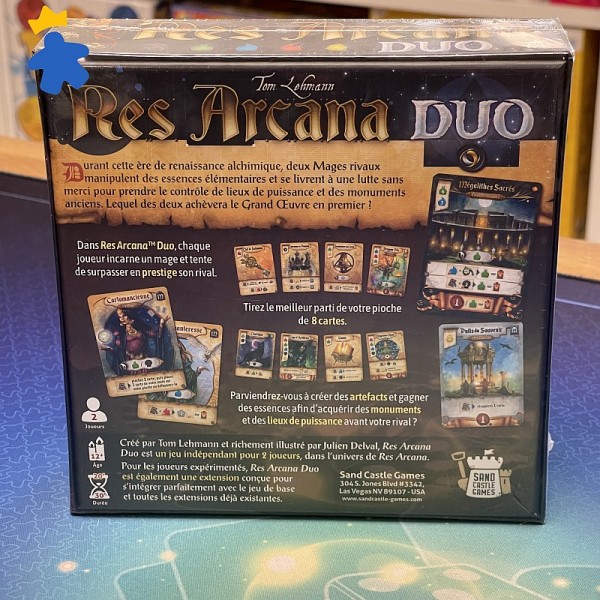 Res Arcana Duo - Sand Castle Games