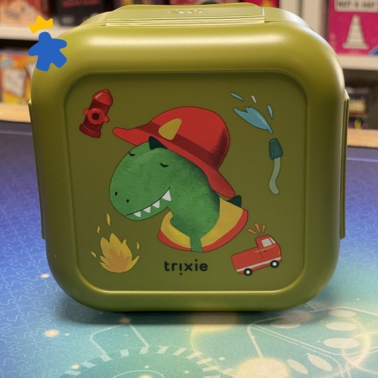 Boîtes à goûter avec clips - Fireman Mr Dino - Trixie
