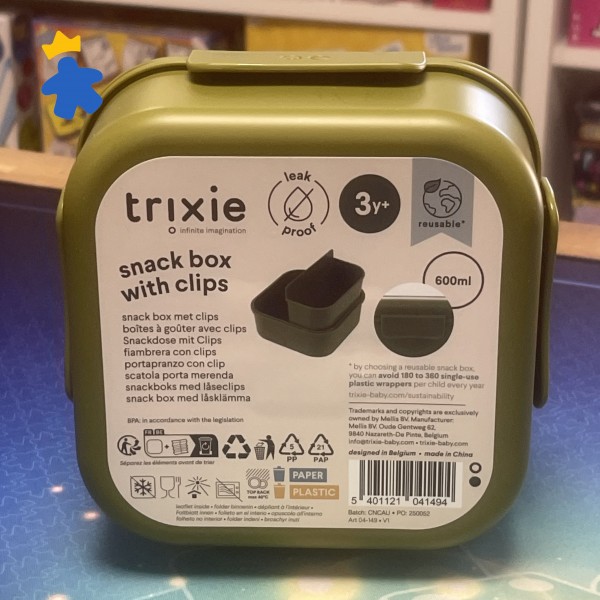 Boîtes à goûter avec clips - Fireman Mr Dino - Trixie