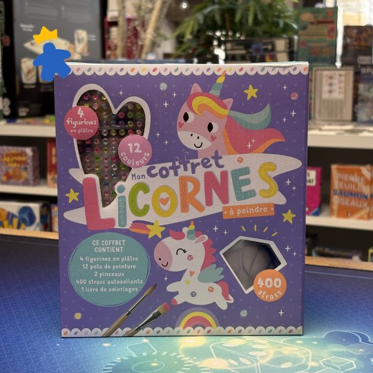 Mon coffret Licornes à peindre - Éditions 123 Soleil