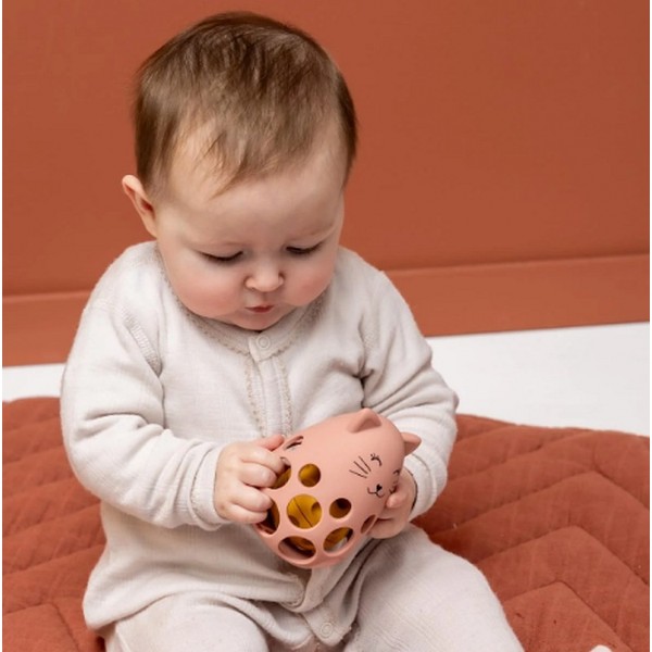 Hochet sensoriel en silicone Mrs Cat - Trixie
