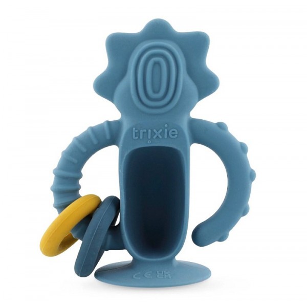 Jouet sensoriel en silicone avec ventouse Mr Triceratops - Trixie