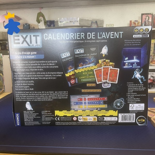 Exit : Calendrier de l'Avent - Course Intergalactique - Précommande avec sortie prévue le 11/9