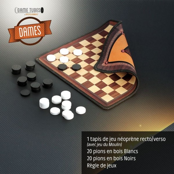 Game Tubes Jeu de Dames - Wogamat