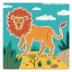 5 pochoirs Animaux sauvages - Djeco