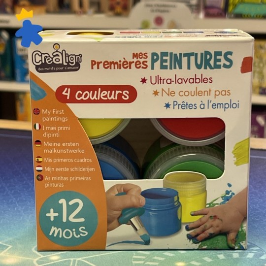 Mes premières peintures - 4 pots - CreaLign