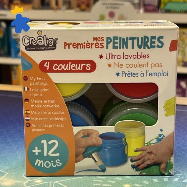 Mes premières peintures - 4 pots - CreaLign