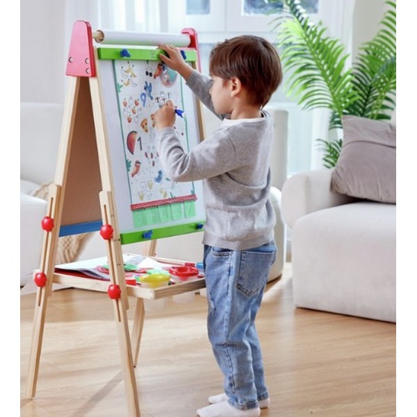 Coffret artistique : alphabet et chiffres à tracer - Hape