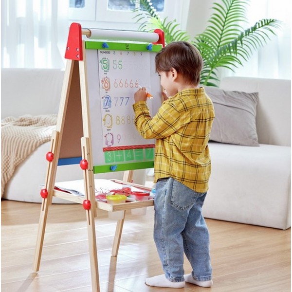 Coffret artistique : alphabet et chiffres à tracer - Hape