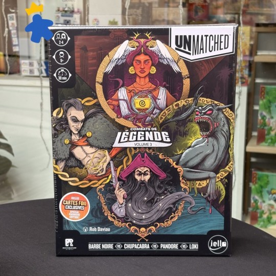 Unmatched Combats de Légende Volume 3 - Restoration Games & Iello