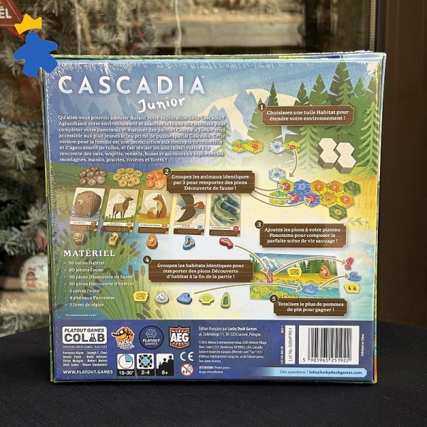 Cascadia Junior - Lucky Duck Games, AEG & Flatout Games