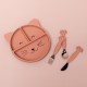 Assiette avec ventouse en silicone et compartiments Mrs Cat - Trixie