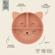 Assiette avec ventouse en silicone et compartiments Mrs Cat - Trixie